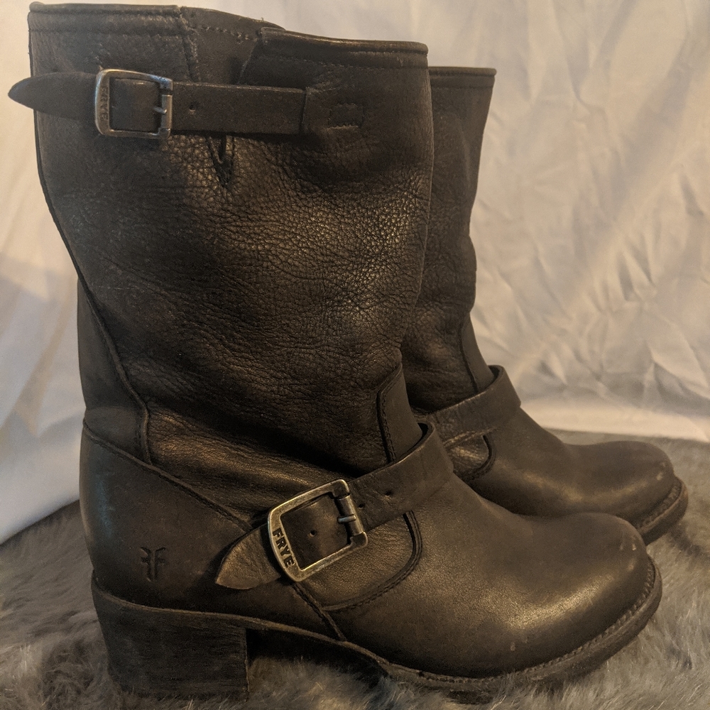 Frye mid calf boots